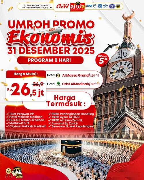 UMROH EKONOMIS AKHIR TAHUN