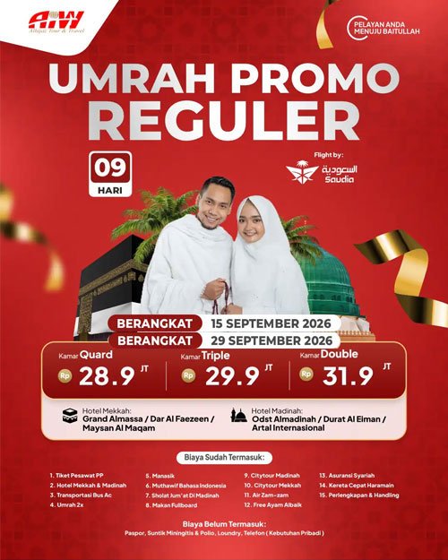 UMROH PROMO REGULER